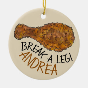 Décoration En Céramique Briser Une Jambe Ouverture Nuit Frit Baguette De P