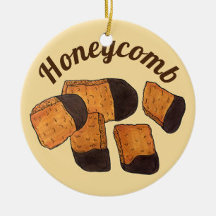 Décoration En Céramique British Honeypeb Éponge Toffee Candy UK Sweets