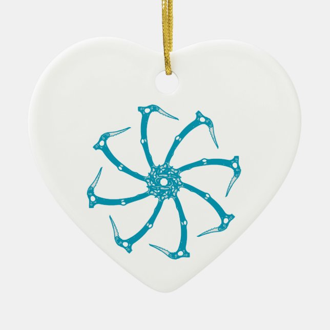 Décoration En Céramique Broche de l'outil de glace (Devant)