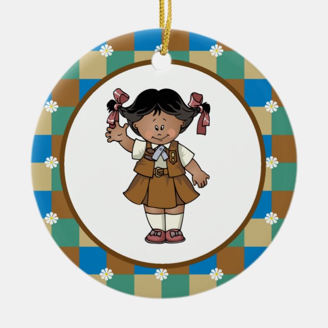 Décoration En Céramique Brownie3 (Devant)