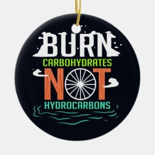 Décoration En Céramique Brûler des hydrates de carbone et non des hydrocar