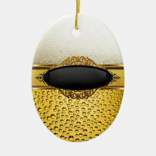 Décoration En Céramique Bulles de bière Ale Ambrée Boissons 2