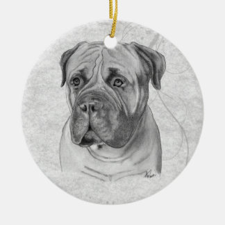 Décoration En Céramique Bullmastiff