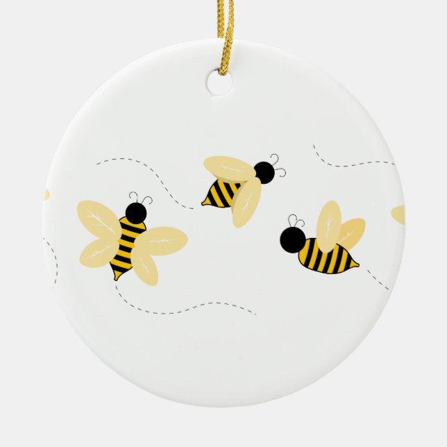 Décoration En Céramique Bumble Bees (Devant)