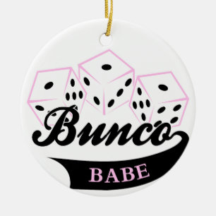 Décoration En Céramique Bunco Dice Game