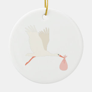 Décoration En Céramique Bundle Stork