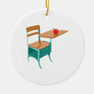 Décoration En Céramique Bureau et Apple d'école