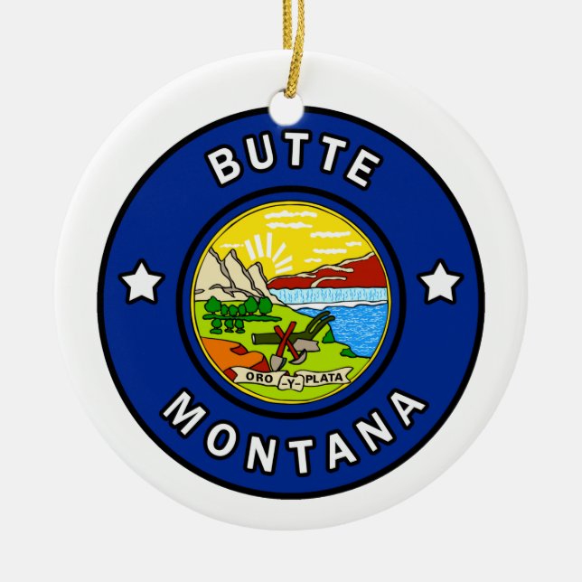Décoration En Céramique Butte Montana (Devant)