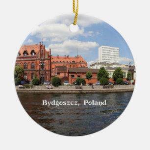 Décoration En Céramique Bydgoszcz, paysage urbain polonais