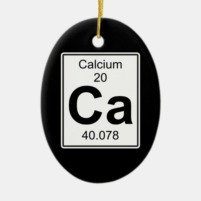 Décoration En Céramique Ca - Calcium (Devant)