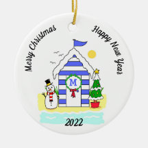 Cabane de plage de Noël