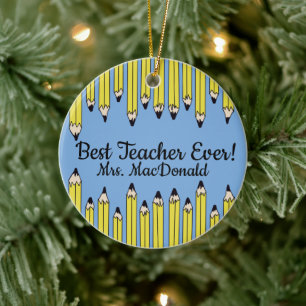 Décoration En Céramique Cadeau d'appréciation pour l'enseignant meilleur e