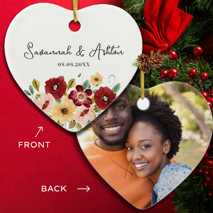 Décoration En Céramique Cadeau de Mariage Personnalisé - Cadeau pour les J