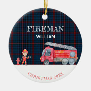 Décoration En Céramique Cadeau de Noël avec photo personnalisée Camion de 