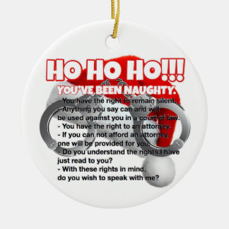 Décoration En Céramique Cadeau de Noël du policier