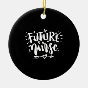 Décoration En Céramique Cadeau infirmière   future infirmière