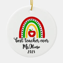 Cadeau personnalisé Appréciation de l'enseignant A