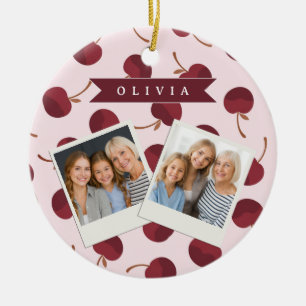 Décoration En Céramique Cadeau personnalisé avec motif cerise esthétique e