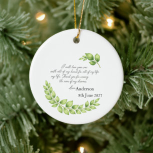 Décoration En Céramique Cadeau personnalisé pour la mère du marié ou de la