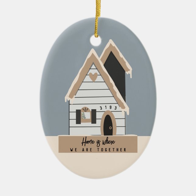 Décoration En Céramique Cadeau personnalisé pour les parents (Devant)