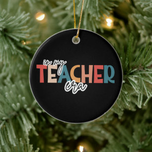 Décoration En Céramique Cadeau pour enseignant de mon ère d'enseignant