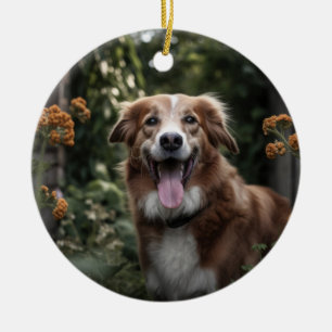 Décoration En Céramique Cadres photo personnalisés Empreintes de pattes et