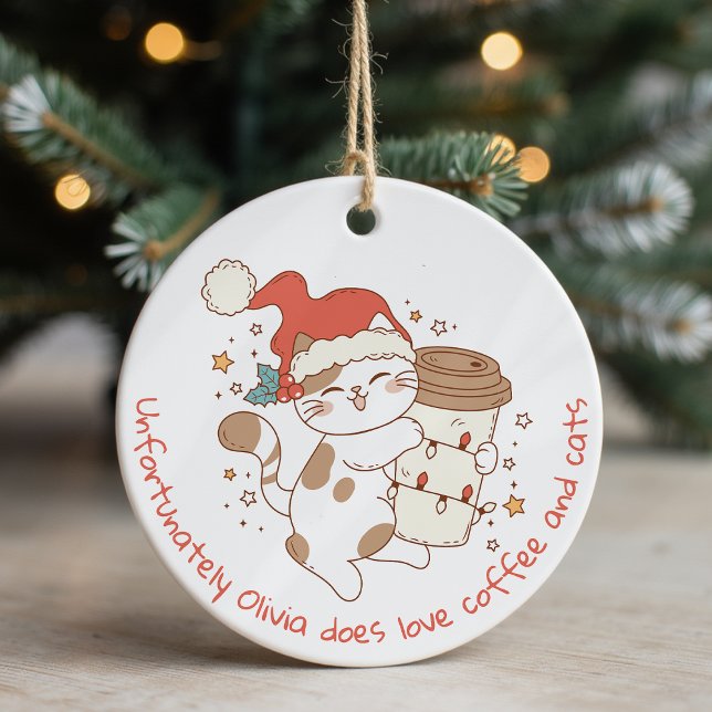 Décoration En Céramique Café et chats personnalisés (Créateur téléchargé)