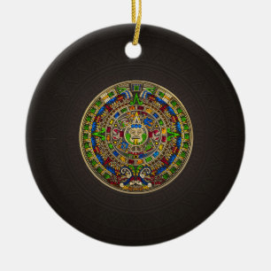 Décoration En Céramique Calendrier maya - couleur