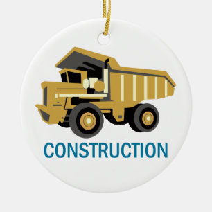 Décoration En Céramique Camion de construction