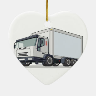 Décoration En Céramique Camion de livraison