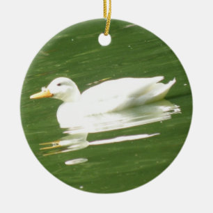 Décoration En Céramique Canard sur l'eau Custom Anniversaire
