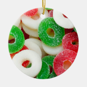 DÉCORATION EN CÉRAMIQUE ***CANDY CANDY CANDY*** ORNAMENT DE NOËL