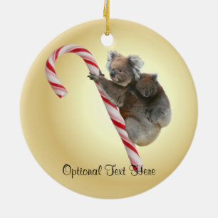 Décoration En Céramique Cane australian Koala Christmas