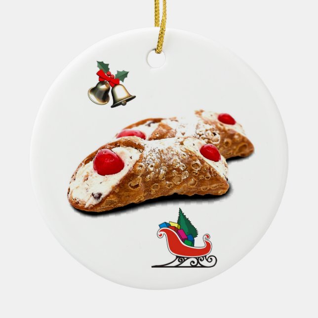 Décoration En Céramique Cannoli (Devant)