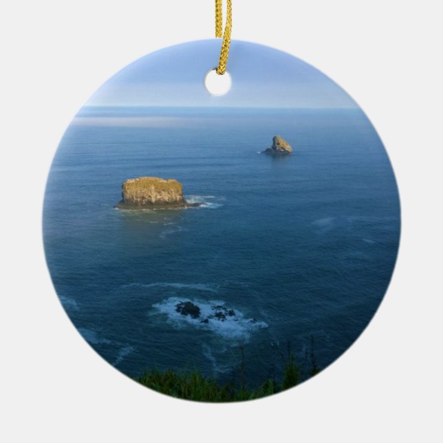 Décoration En Céramique Cap Meares, Oregon Coast (Devant)