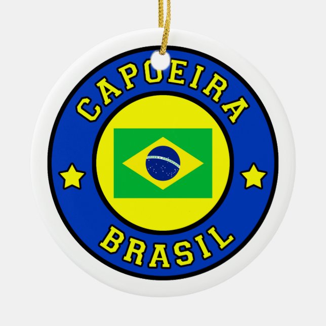 Décoration En Céramique Capoeira Brasil (Devant)