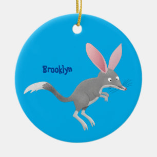 Décoration En Céramique Caricature de bilby australien très heureuse