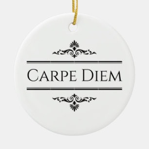 Décoration En Céramique Carpe Diem