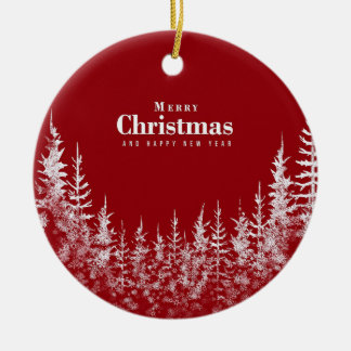 Décoration En Céramique Carte de Joyeux Noël et Bonne Année