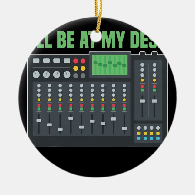 Décoration En Céramique Carte de mixage Sound Mixer (Devant)