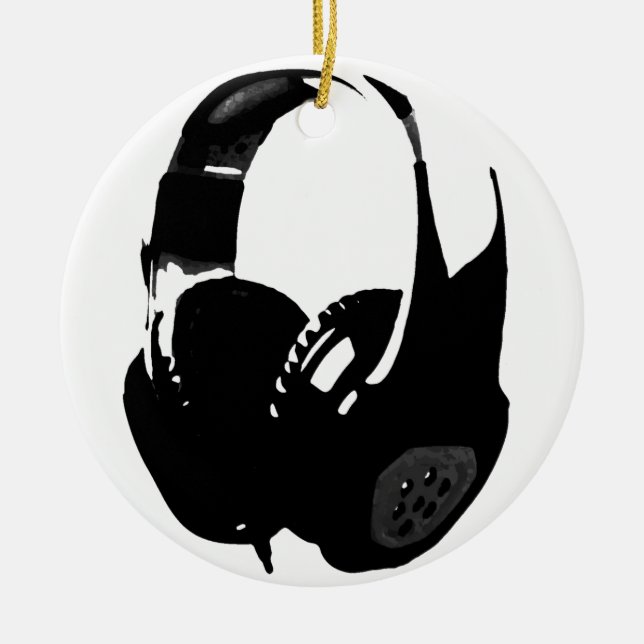 Décoration En Céramique Casque Pop Art (Devant)