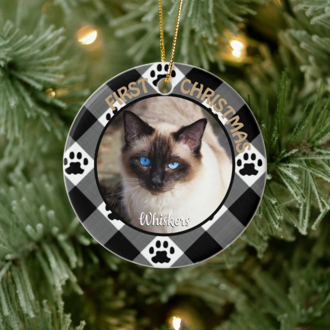 Décoration En Céramique Cat First Christmas Keepaké (Arbre)