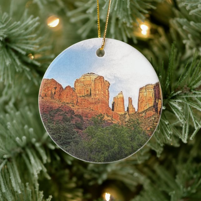 Décoration En Céramique Cathédrale Rock Sedona, Arizona Noël (Arbre)