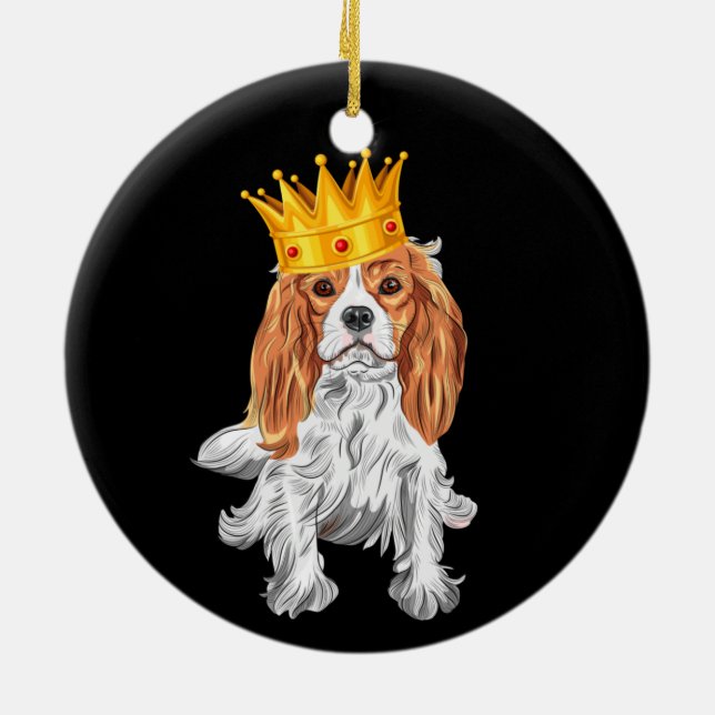 Décoration En Céramique Cavalier King Charles Spaniel (Dos)