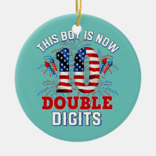 Décoration En Céramique Ce Garçon Est Maintenant 10 Chiffres Doubles 4 jui