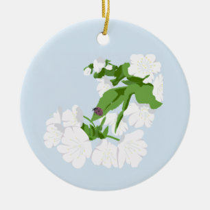 Décoration En Céramique Cerisier en fleur 