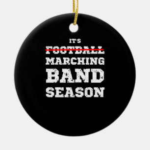 Décoration En Céramique C'est la saison de Marching Bande de football Dire