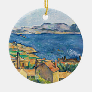 Décoration En Céramique Cezanne - La Baie de Marseille de L'Estaque