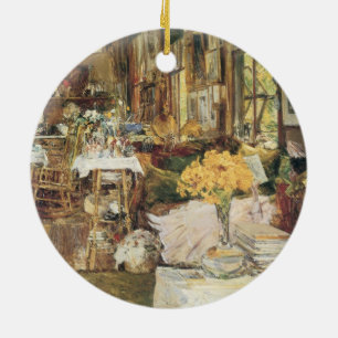 Décoration En Céramique Chambre de fleurs par Childe Hassam, Beaux-arts vi