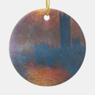 Décoration En Céramique Chambres du Parlement, Londres par Claude Monet